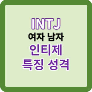 INTJ 특징 팩폭 여자 남자 성격